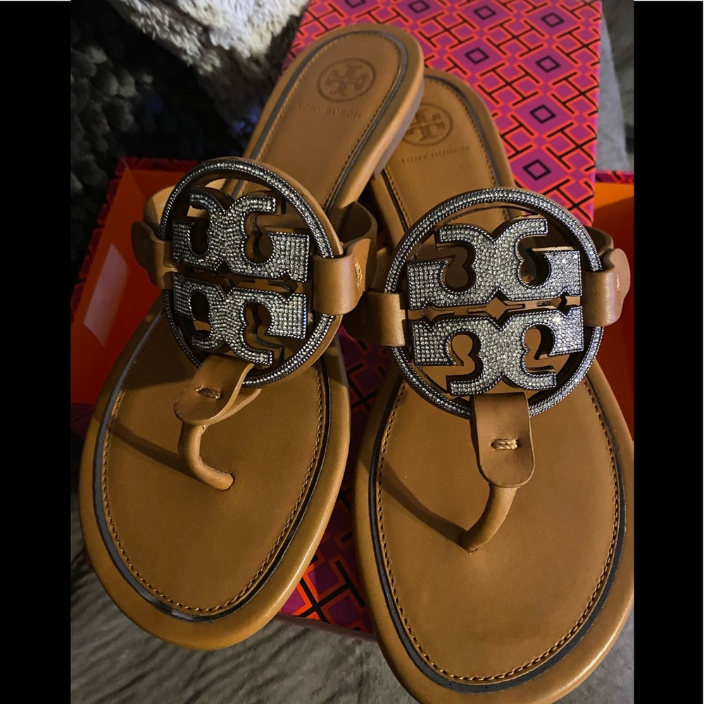 Brand new Tory Burch metal millers